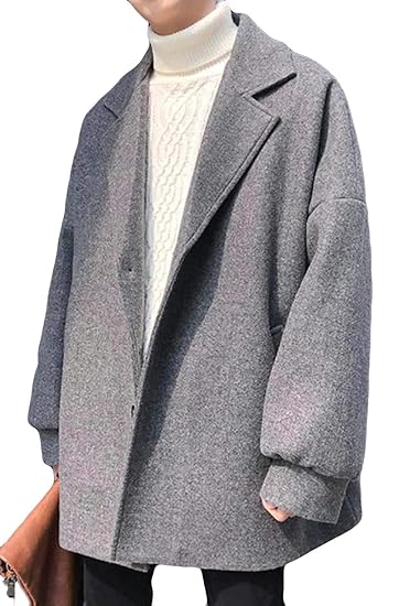 Amazon Yitong メンズ チェスターコート トレンチコート トップス