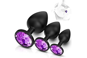 Date Night Gift for Lover Portable Silicone 3 Pcs Butt Relaxing Plug Adult Toy for Couple Anales Training Set for Women Men G