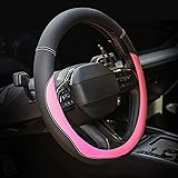Valleycomfy Microfiber Leather Steering Wheel Cover