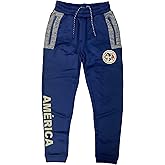 Icon Sports Club America Joggers Casual Sweatpants, Licensed America Track Pants with Zipper Pockets