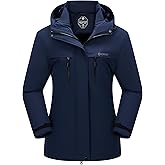 BOWOXO Women's Waterproof Snow Ski Jacket Warm Winter Coat Insulated Snowboarding Jacket Softshell Hiking Jacket