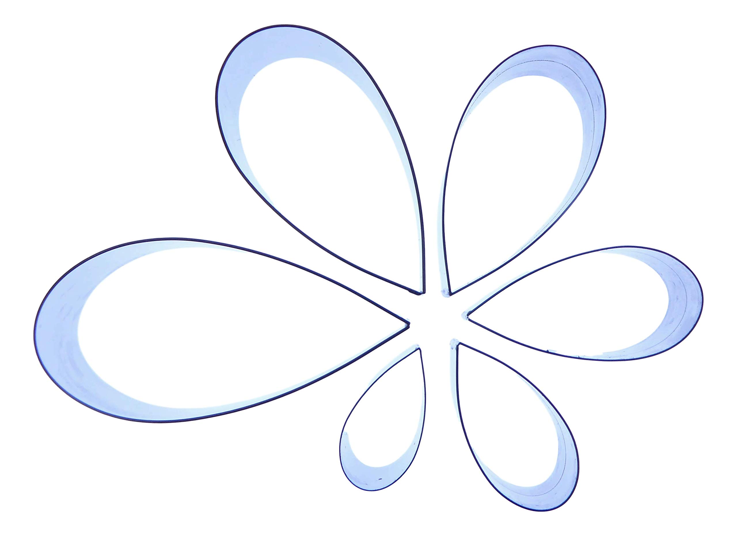 Dahlia Cutter Set (Set of 6) Type 2 - Stainless Steel - Flower Petal