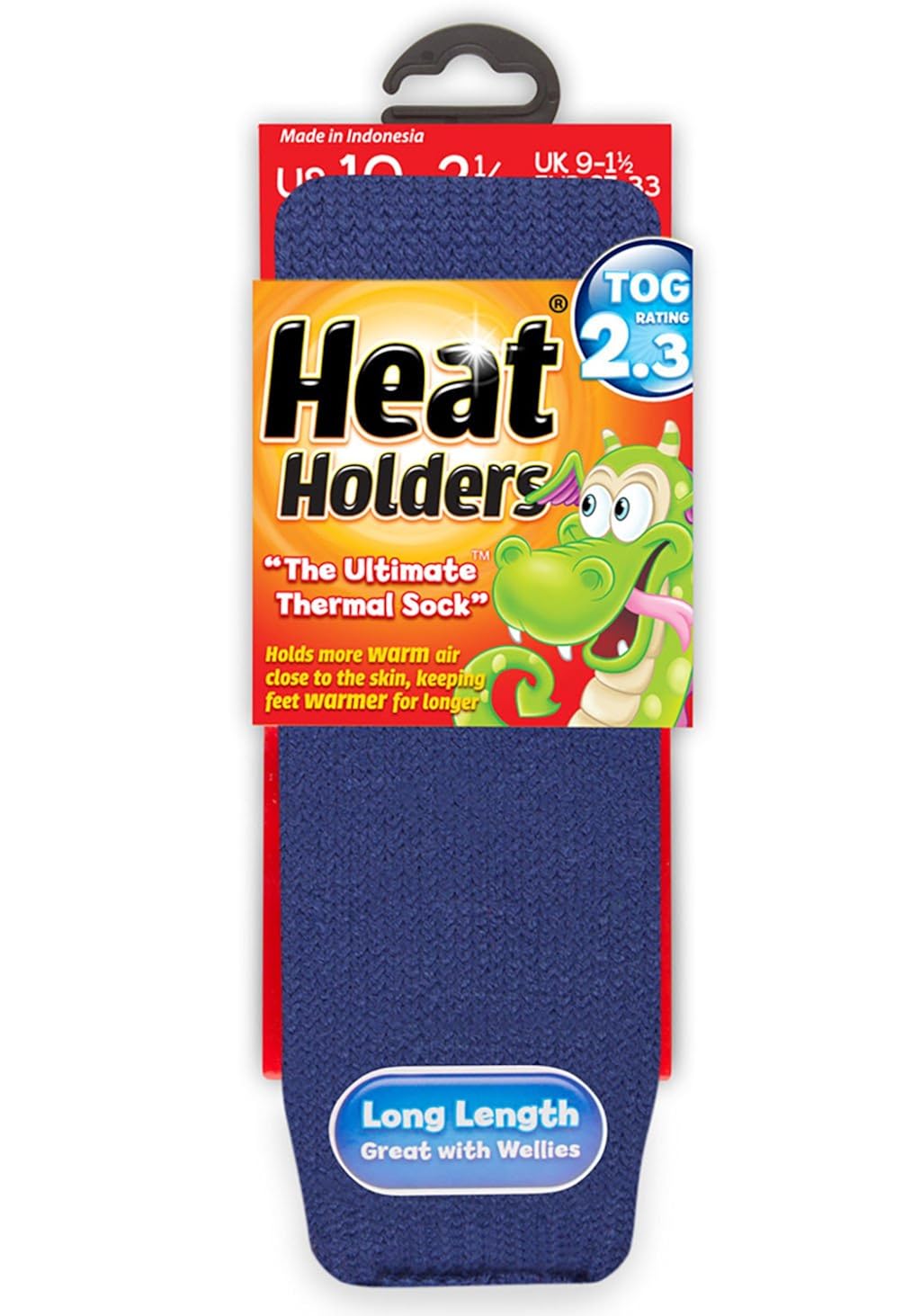 Childrens Thermal Heat Holder Socks All Colours 25.5 Age 8 Years