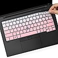 Keyboard Cover for 14" Lenovo Thinkpad x1 Carbon Gen 11/10, ThinkPad T14 T14s Gen 4/3, ThinkPad L14 P14s Gen 3，ThinkPad X1 Yoga Gen 8/7, Thinkpad E14 Gen 5 2023 Laptop-Ombrepink