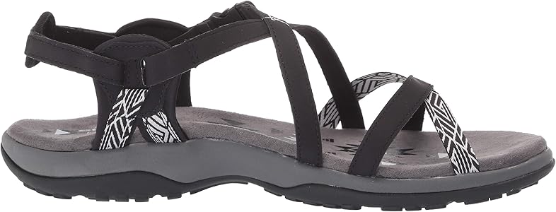 skechers strappy flat sandals with slingback