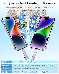 MFi Certified 256GB Flash Drive for iPhone