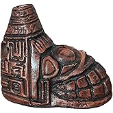 Screaming Aztec Death Whistle Loudest Authentic Human Sounding Screams - 125+ Decibels Screaming Self-Defence Weapons Aztec War Whistle
