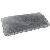 Microwave Heating Pad with Washable Cover, 6.5 X 12“ Microwavable Heating Pads for Neck and Shoulders and Back, Warm Compress for Knee, Muscles, Joints, Wrist, Abdomen (Gray)