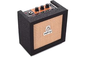 Orange Amps Crush Mini Black 3w Micro Amp Battery Powered