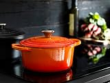 Le Creuset Signature Enamelled Cast Iron Round Casserole 22 cm Volcanic view 2