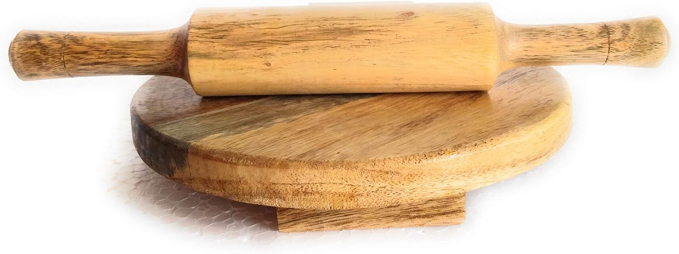 Dcraft Shoppee Wooden Rolling Board/Chakla-Belan,Chapati Maker 9 inch