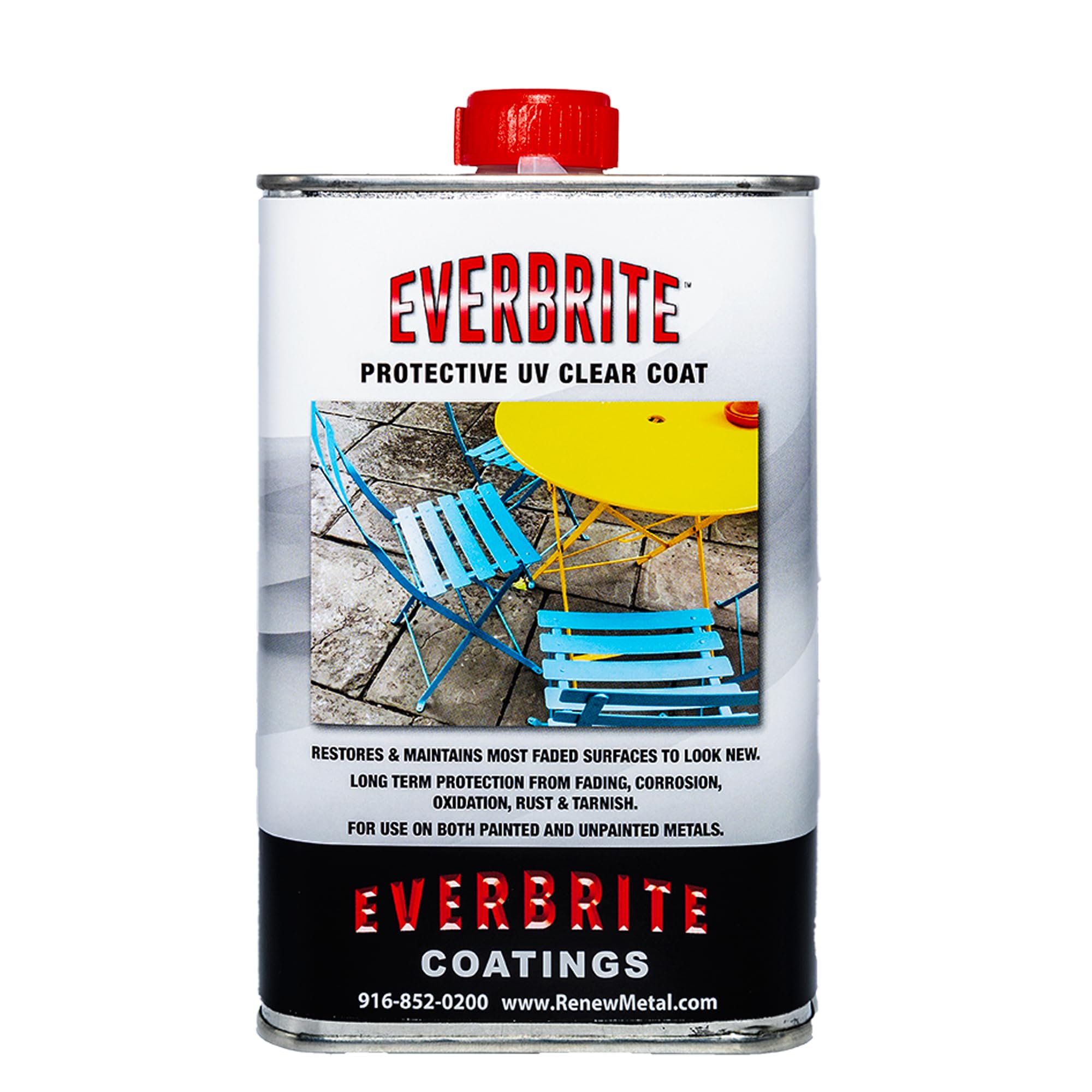 Everbrite 16 Oz. Clear, Protective Coating for Metal for sale | Katy
