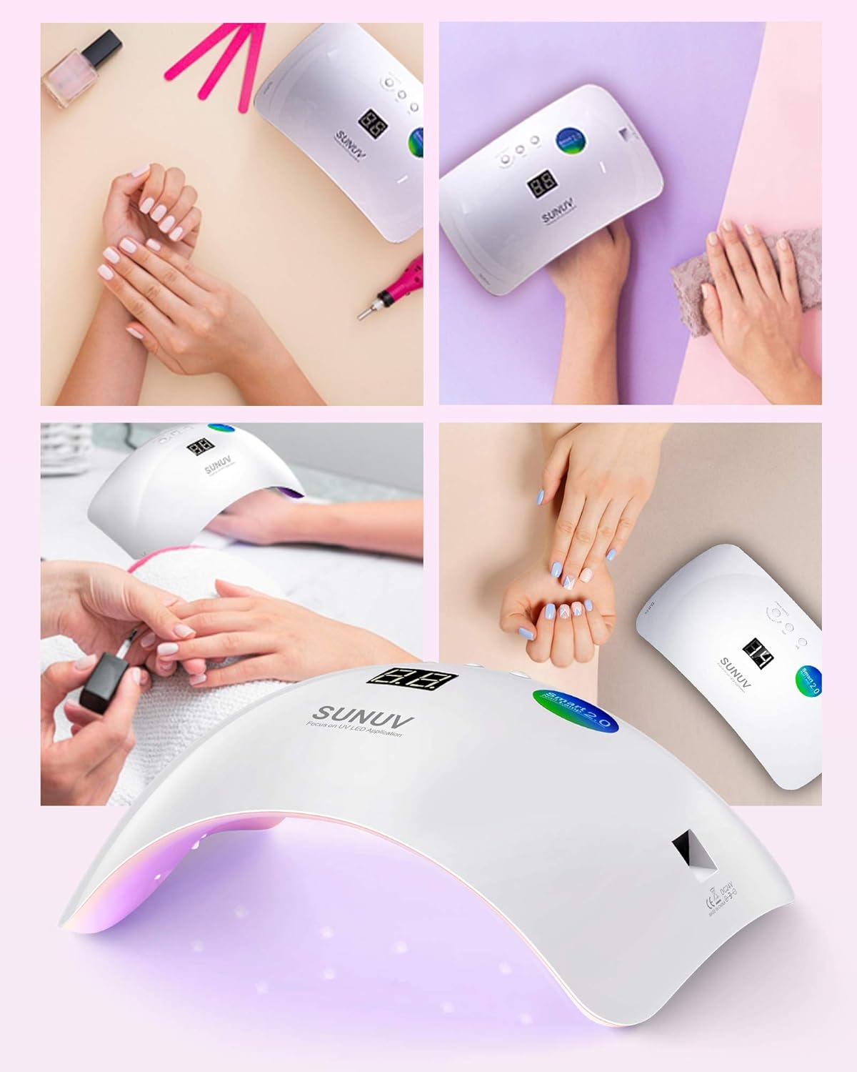 Lámpara de manicura Sunuv LED por 20,15€ (marcando aplicar cupón)