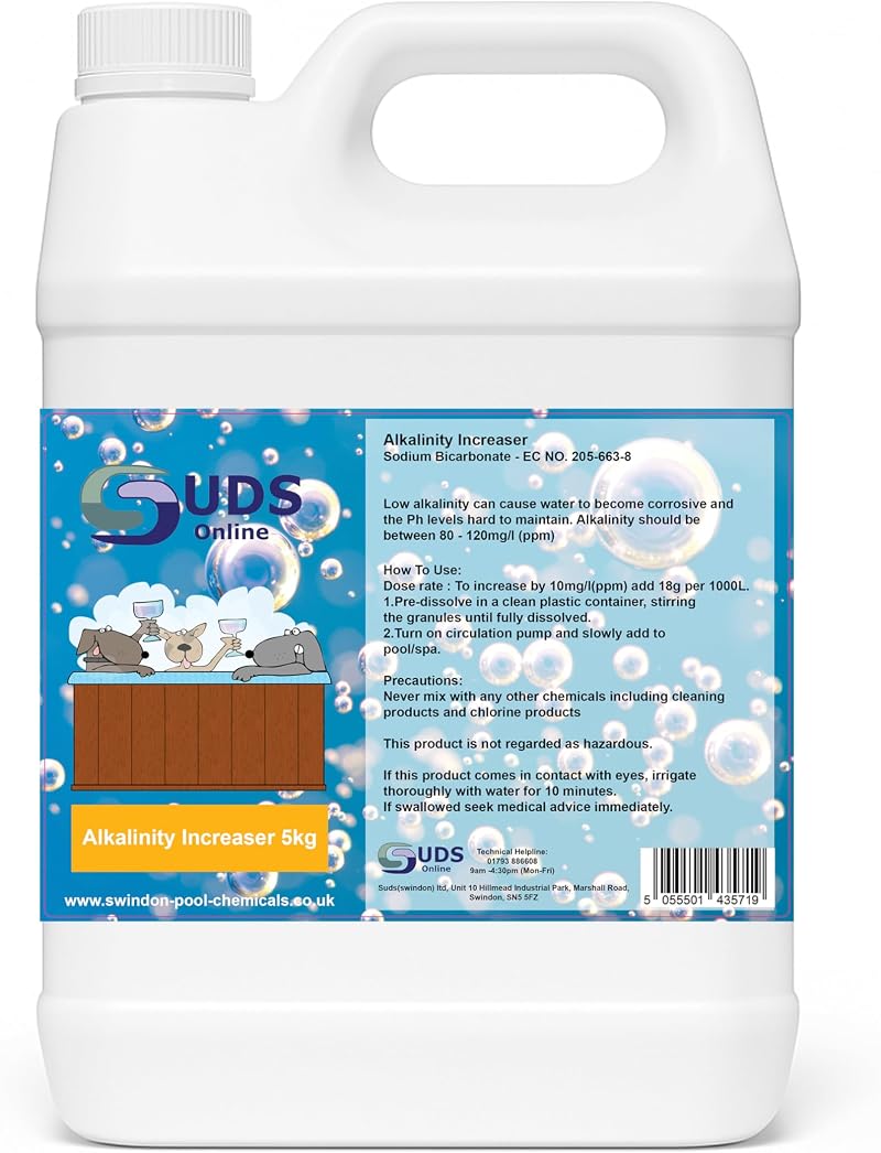 SUDS-ONLINE 5KG TA Plus Total Alkalinity Increaser for Pools & Spas