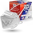 IFM INDIANA FACE MASK N95 Respirator Masks | Box of 25 | NIOSH APPROVED N95 | Made in USA | Particulate Respirator >95% | Individually Wrapped | Universal Fit | Certified Particulate Respirators