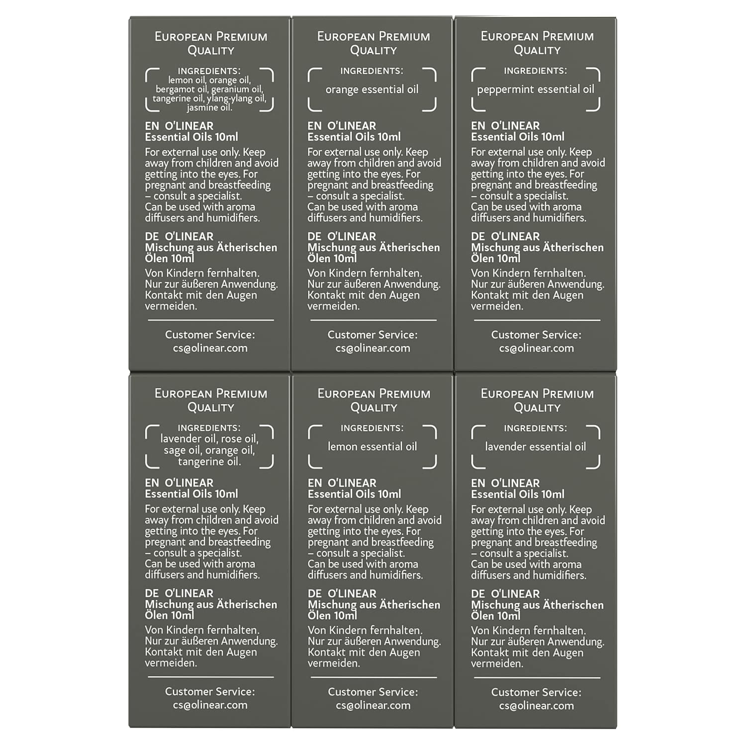 Essential Oils Set - 4 Oils & 2 Blends, Top 6 Essential Oils for Diffusers for Home, Stress Relief, Serenity Sleep Oil Blend Aromatherapy, Peppermint, Orange, Lavender, Eucalyptus Essential Oils - Image 7