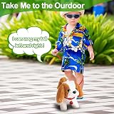 ZBATHTOY Interactive Walking Dog Toy for Kids 1-3 Year Old Electronic Puppy view 5