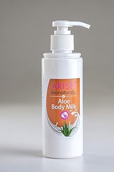 ARISH BIONATURAL Aloevera Body Milk Moisture Skin For All Skin Type (200ml)