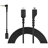 weishan Arctis 3 Arctis 5 Cable, Aux Cord Replacement for SteelSeries Arctis 3 5 7, Arctis Pro and Arctis Pro + GameDac Heads