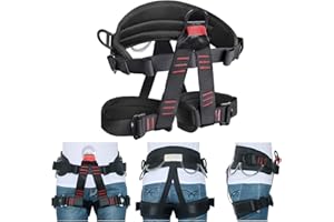 HeeJo Climbing, Safety Safe Seat Belt for Outdoor Tree Climbing, Outward Band Expanding Training Large Size,Climbing Gear