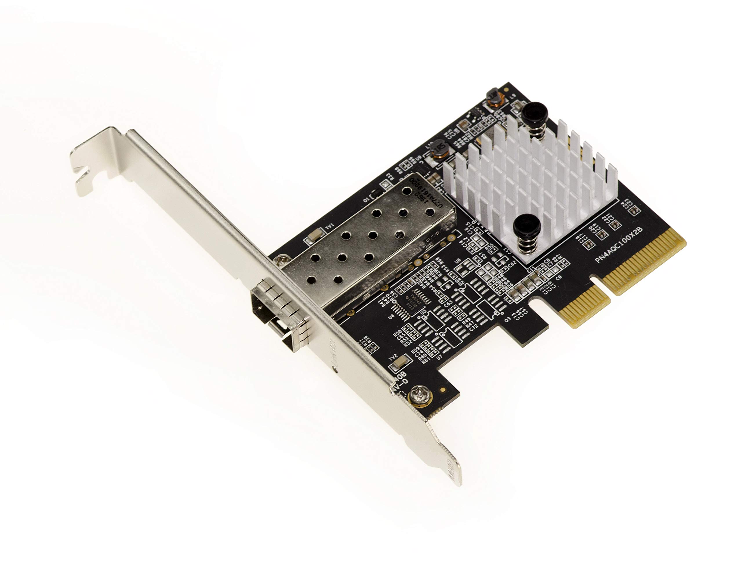 KALEA INFORMATIQUE Controller Card PCIe x4 Gen 3.0 Network LAN 10G SFP+ – Chipset Aquantia AQC100S – 10GbE Ethernet Network Adapter
