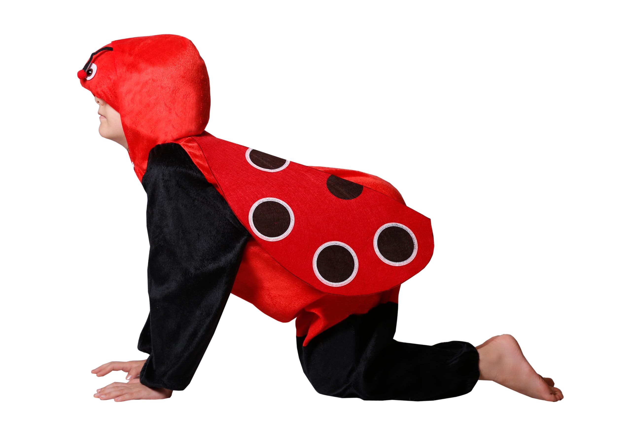 Matissa Kids Animal Costume for Boys Girls Unisex Fancy Dress Party Outfit Cosplay (S (For kids 31.5" -35.5" tall), Ladybug)