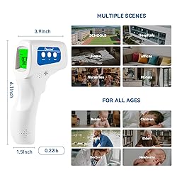 Berrcom Thermometer, 3 in 1 Contactless Infrared