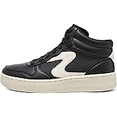 Skechers Women's Sport Court 92- Last Strike Sneakers, Black/Natural, 8.5 M US