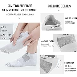 OrrinSports Toe Socks for Men Women Cool-max