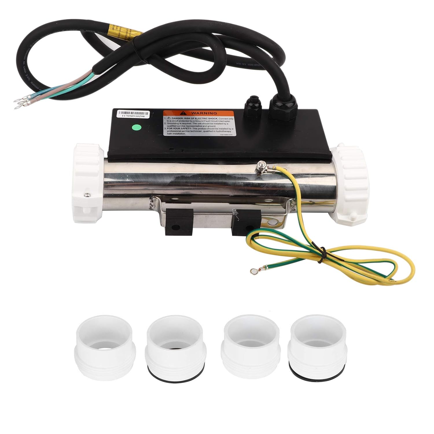 Bathtub Heater, Convenient Tankless Stainless Steel SPA Thermostat