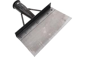 HANABASS Poultry Dung Scoop Shovel Metal Farm Scooper for Cleaning Chicken Duck Pig Pens Large Capacity Heavy Duty Fowl Dung 