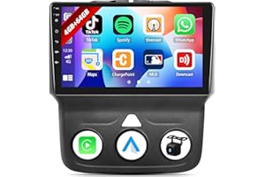 SIXTOP 4GB+64GB Android Car Stereo for Dodge Ram 2013-2018 1500 2500 3500 Wireless CarPlay Android Auto Radio, Bluetooth5.0 G