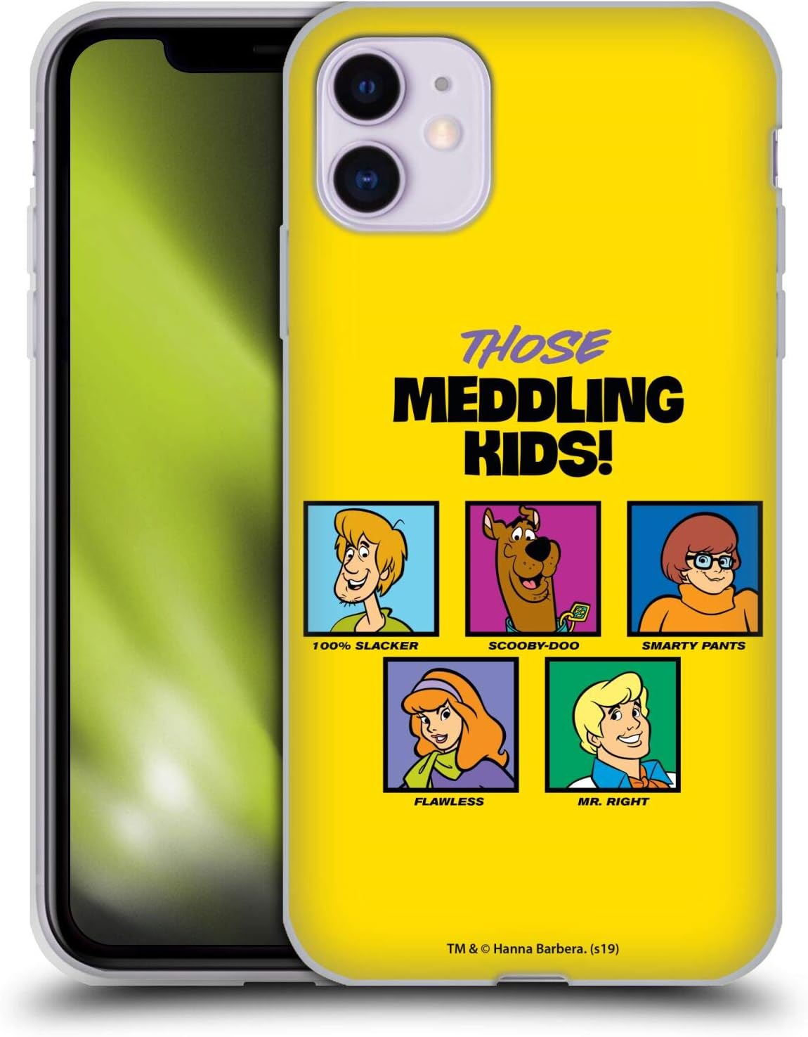 Head Case Designs Officially Licensed Scooby-Doo Meddling Kids Mystery Inc. Soft Gel Case Compatible with Apple iPhone 11