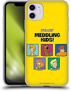Head Case Designs Officially Licensed Scooby-Doo Meddling Kids Mystery Inc. Soft Gel Case Compatible with Apple iPhone 11