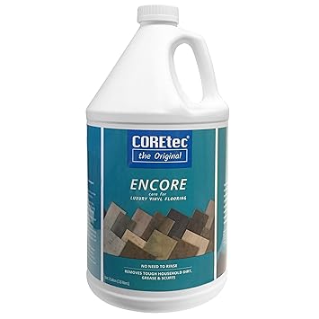 Coretec Encore 03z77 Floor Cleaner Care For Luxury Vinyl Flooring Ready To Use 1 Gallon Refill