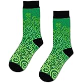 Gooji Witch Socks Women and Kids – Wicked for Good Merch, Spooky Wizard of Oz Gifts, Cute Green Hocus Pocus Apparel, Halloween Witchy Woman Accessories, Novelty Socks, Size 5.5-9.5