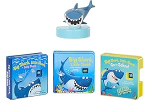 Little Tikes Story Dream Machine Big Shark, Little Shark Story Collection, Storytime, Books, Random House, Audio Play Character, Gift and Toy for Toddlers and Kids Girls Boys Ages 3+ Years