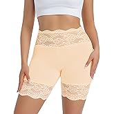 Hibluco Slip Shorts For Under Dresses Lace Women Anti Chafe Tummy Control Shapewear