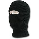 BLACK NINJA TACTICAL MASK SKI CAP FACE PROTECTOR ONE HOLE