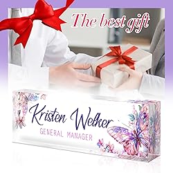 Custom Office Name Plate for Desk - Desk Name Plate