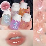 Mrettick 5 Colors Shimmer Lip Gloss Oil Set Hydrating Tinted Transparent Balm view 7