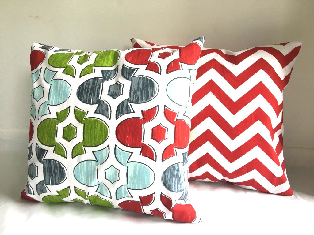 SET of TWO Pillow covers Pillow case Pillows Decorative