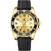 Mens Watches Waterproof Analog Quartz Business Dress Wrist Watches for Men | Men's Watches,Luminous,Luxury, Fashion, Casual,Silicone Band,Gifts for Husband/Father/Anniversary /Birthday