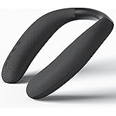 Portable Wireless Neckband Home TV Speakers, Theater Stereo Surround Sound with Microphone, Wireless Loudspeaker for Outdoor Sports with Bluetooth Receiver