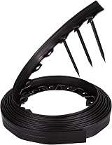 KB Tools Lawn Garden Edging Border 32ft 10m Heavy-Duty Ground Stakes 4cm view 4