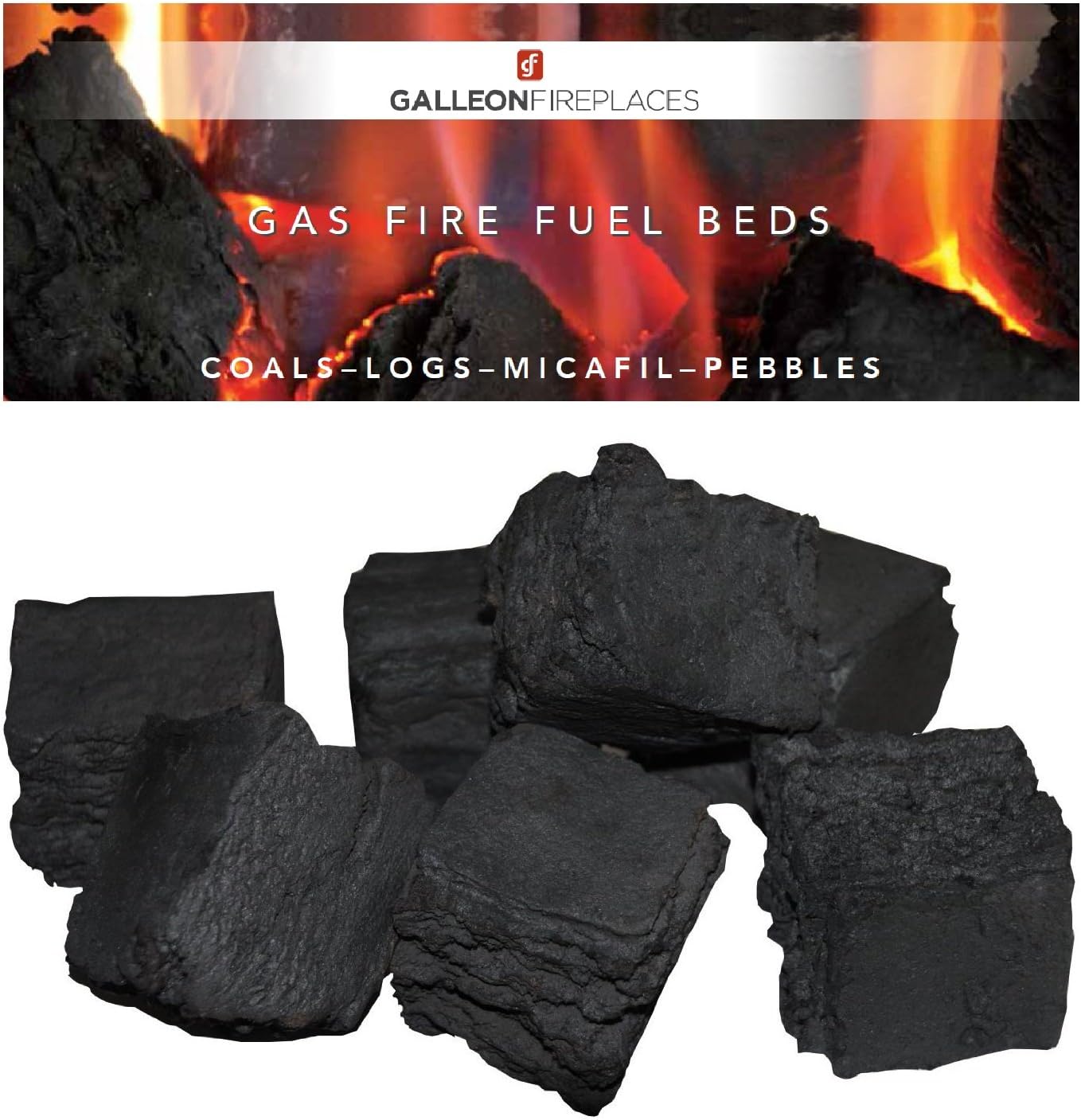 10 MEDIUM GAS FIRE COALS TOP QUALITY GRATE GLOW Amazon.co.uk Kitchen & Home