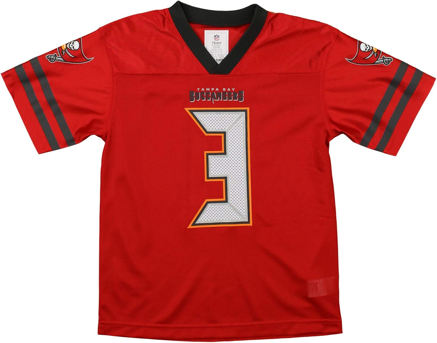 Jameis Winston Tampa Bay Buccaneers 3 Red Boys Player Home Jersey Boys Jerseys