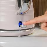 Salter Ripple Rapid Boil Kettle 1.7L 3kW 360° Swivel Base Pink view 3