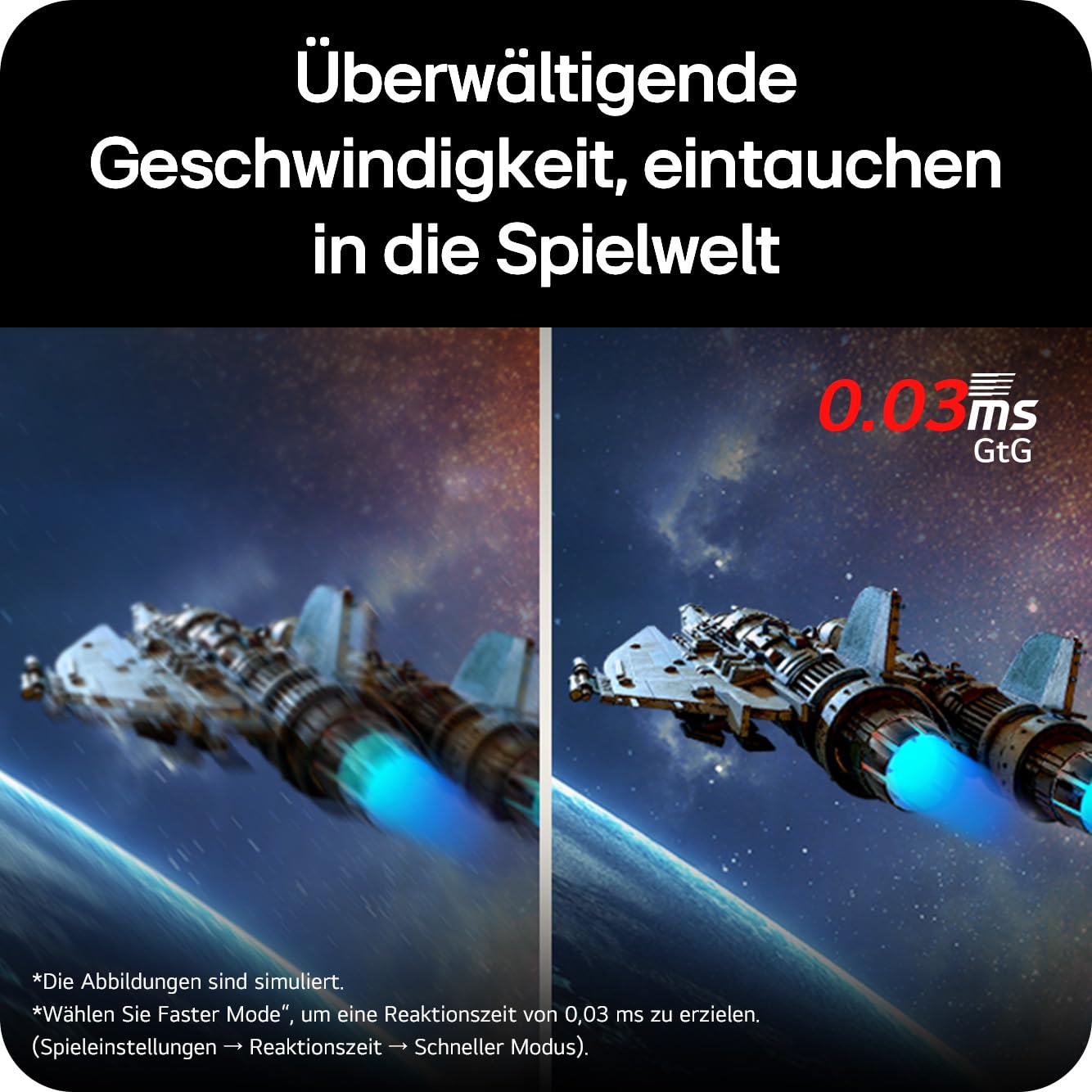 LG Ultragear 32GX850A-B 32 Zoll OLED Gaming Monitor, 4K UHD, 165Hz/330Hz Dual Mode, 0,03 ms, HDR10, DisplayHDR True Black 400, AMD FreeSync Premium Pro, HDMI 2.1, Schwarz 8