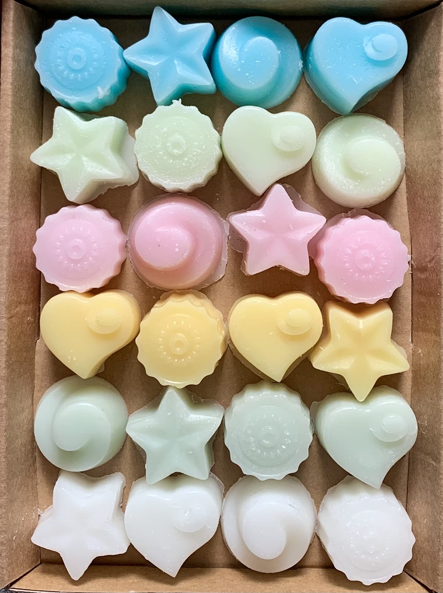 Gower Coast Crafts Handmade Premium Quality Highly Scented Wax Melts. 24 x 5g Melts in each pack (Spa)